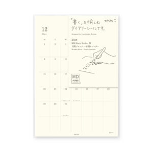 MIDORI MD Diary Sticker M 2026