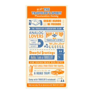 TRAVELER’S notebook Plastic Sheet 2026 (Regular size)