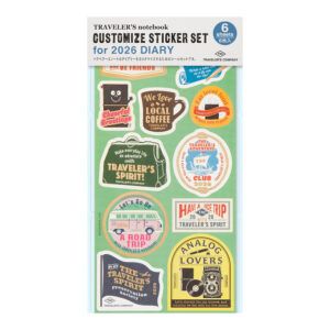 TRAVELER’S notebook Customized Sticker Set for 2026 DIARY